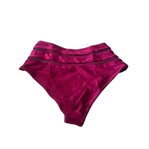 Tularosa Jules High-Waisted Bikini Bottom in Azalea Size Small NWT (14-5) - Picture 3 of 4